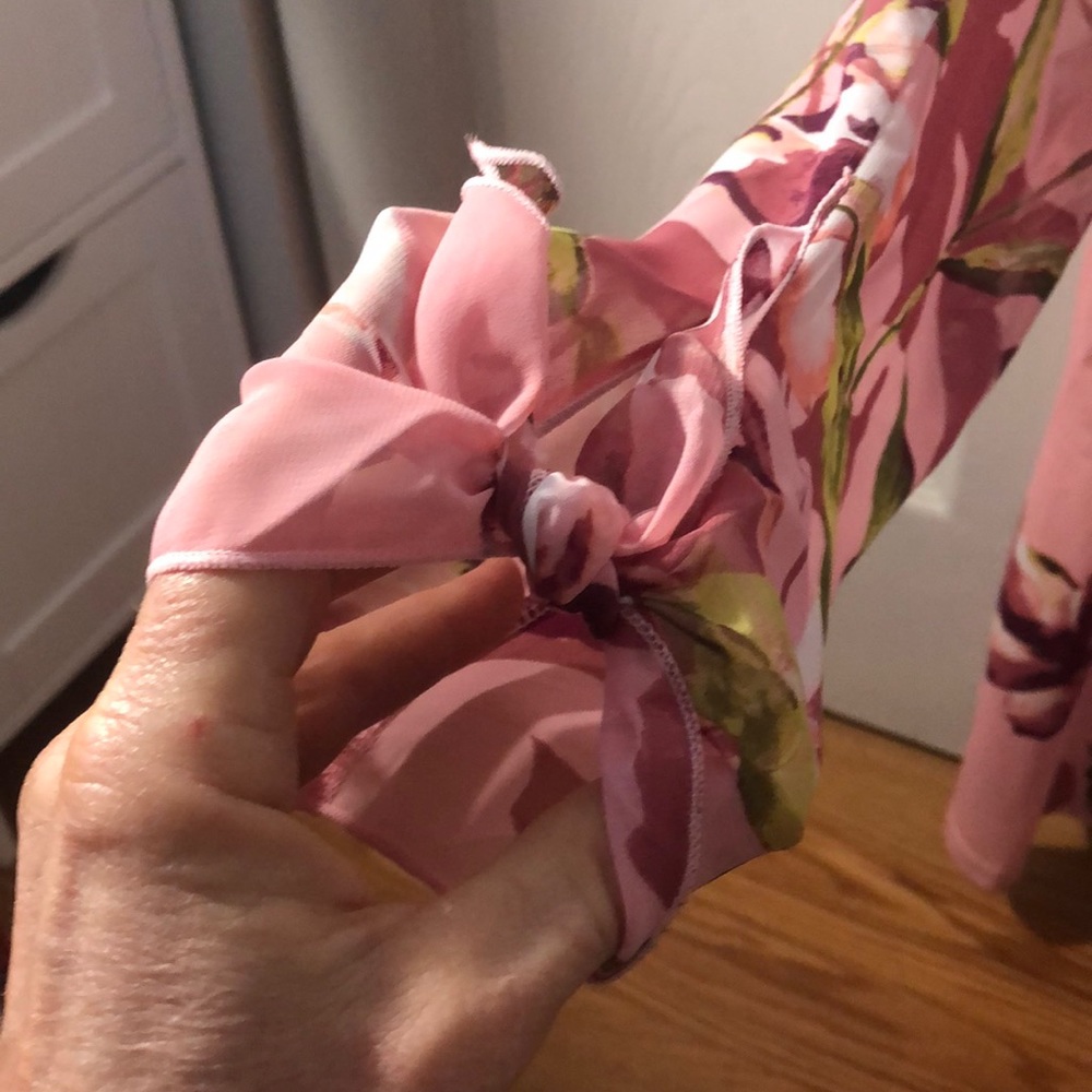Pink Floral Top SUSAN GRAVER - Picture 2 of 3